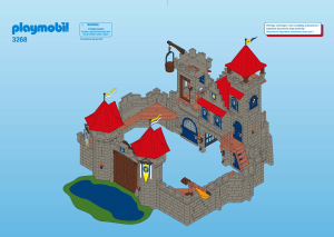 Manual de uso Playmobil set 3268 Knights Castillo medieval