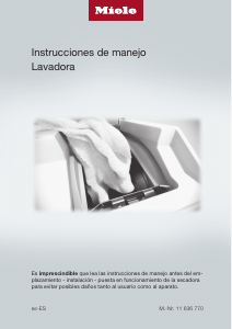 Manual de uso Miele WW 610 WCS Lavadora