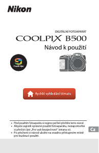 Manuál Nikon Coolpix B500 Digitální fotoaparát