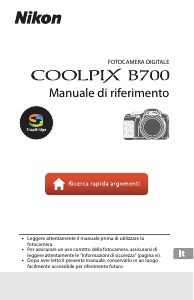 Manuale Nikon Coolpix B700 Fotocamera digitale