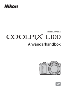 Bruksanvisning Nikon Coolpix L100 Digitalkamera