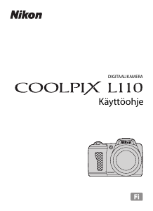 Käyttöohje Nikon Coolpix L110 Digitaalikamera