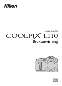 Bruksanvisning Nikon Coolpix L110 Digitalkamera