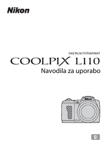 Priročnik Nikon Coolpix L110 Digitalni fotoaparat