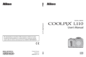 Manual Nikon Coolpix L110 Digital Camera