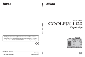 Käyttöohje Nikon Coolpix L120 Digitaalikamera