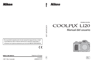 Manual de uso Nikon Coolpix L120 Cámara digital