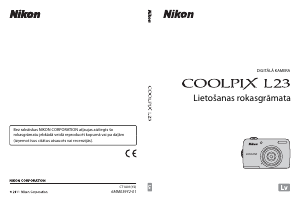Rokasgrāmata Nikon Coolpix L23 Digitālā kamera