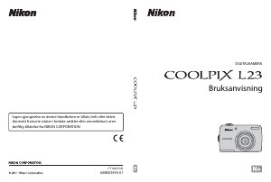 Bruksanvisning Nikon Coolpix L23 Digitalkamera
