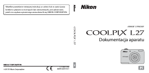 Instrukcja Nikon Coolpix L27 Aparat cyfrowy