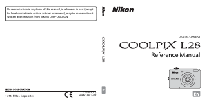 Manual Nikon Coolpix L28 Digital Camera