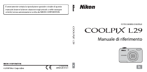 Manuale Nikon Coolpix L29 Fotocamera digitale