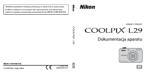 Instrukcja Nikon Coolpix L29 Aparat cyfrowy