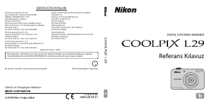 Kullanım kılavuzu Nikon Coolpix L29 Dijital kamera