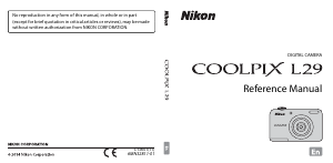 Manual Nikon Coolpix L29 Digital Camera