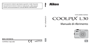 Manuale Nikon Coolpix L30 Fotocamera digitale