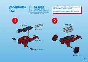 Manual de uso Playmobil set 4872 Knights Cañonero de los caballeros del halcón