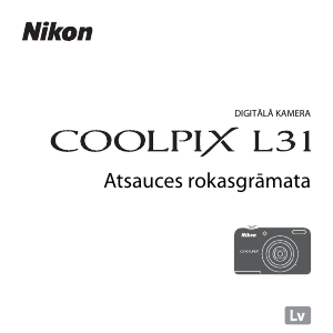 Rokasgrāmata Nikon Coolpix L31 Digitālā kamera