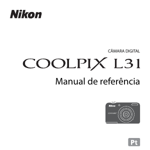Manual Nikon Coolpix L31 Câmara digital
