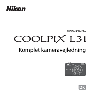 Brugsanvisning Nikon Coolpix L31 Digitalkamera