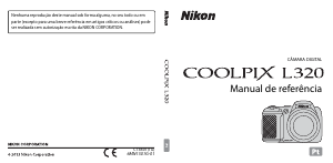 Manual Nikon Coolpix L320 Câmara digital