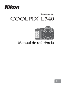 Manual Nikon Coolpix L340 Câmara digital