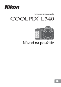 Návod Nikon Coolpix L340 Digitálna kamera