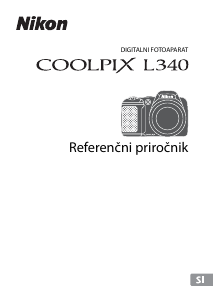 Priročnik Nikon Coolpix L340 Digitalni fotoaparat