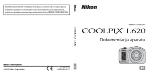 Instrukcja Nikon Coolpix L620 Aparat cyfrowy