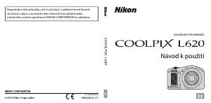 Manuál Nikon Coolpix L620 Digitální fotoaparát