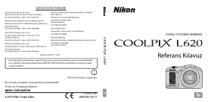 Kullanım kılavuzu Nikon Coolpix L620 Dijital kamera