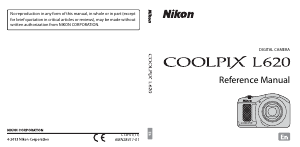 Manual Nikon Coolpix L620 Digital Camera