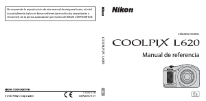 Manual de uso Nikon Coolpix L620 Cámara digital