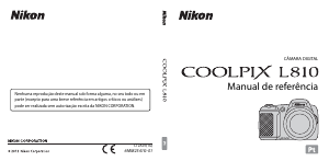 Manual Nikon Coolpix L810 Câmara digital