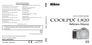 Kullanım kılavuzu Nikon Coolpix L820 Dijital kamera