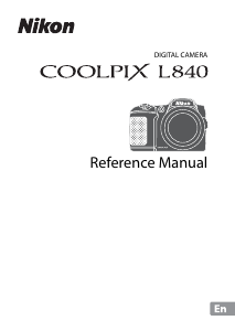 Manual Nikon Coolpix L840 Digital Camera