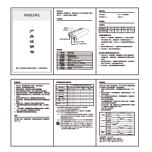 说明书 飞利浦 DLP2101U 便携式充电器