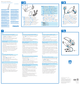 Manual Philips DLP3003V Carregador portátil