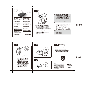 Mode d’emploi Philips DLP7805U Chargeur portable