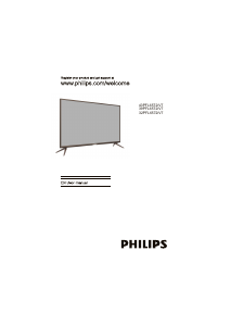 Manual Philips 43PFL6572 LED Television