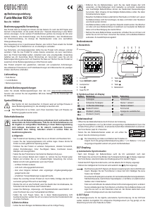 Mode d’emploi Eurochron RC130 Réveil