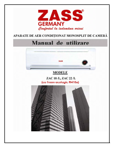 Manual Zass ZAC 18 Aer condiționat