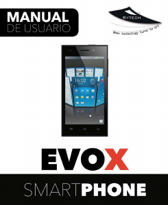 Manual de uso Sytech Evox Teléfono móvil