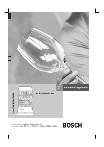 Manual Bosch SGS3312EU Dishwasher
