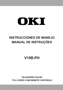 Manual de uso OKI V19B-PH Televisor de LCD