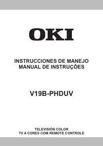 Manual de uso OKI V19B-PHDUV Televisor de LCD