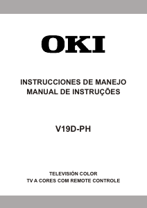 Manual de uso OKI V19D-PH Televisor de LCD