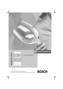 Manual de uso Bosch SGS55M25BS Lavavajillas