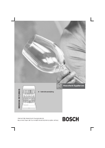 Handleiding Bosch SGS63E02EU Vaatwasser