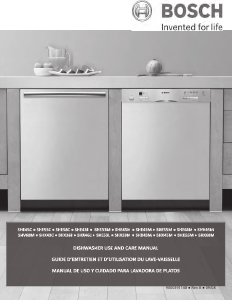 Manual de uso Bosch SHE42L15UC Lavavajillas